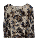 Maglia casacca fantasia doppiata CF50029 BEIGE MARICLA