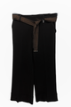 pantalone scuba crepe con cintura fantasia