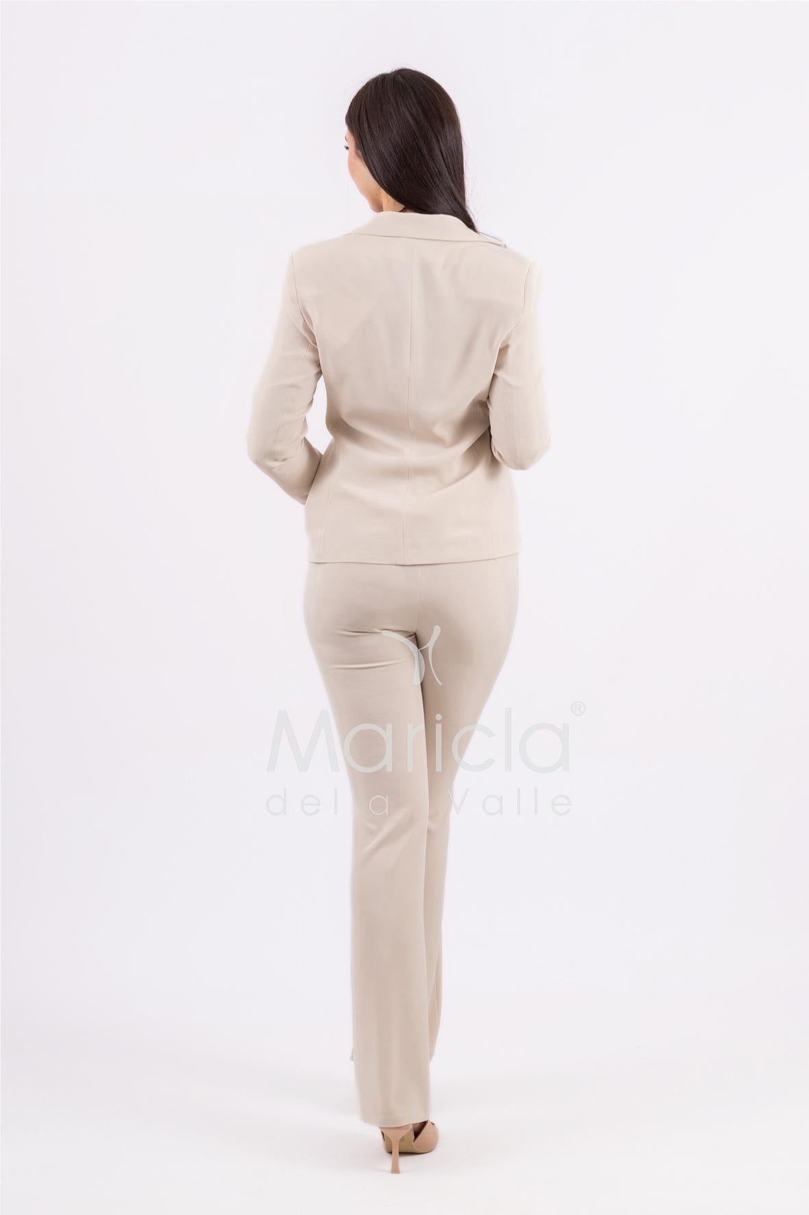 Completo Tailleur doppio Petto AD00499 NUDE MARICLA