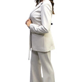 Tailleur Completo con cinturino in vita AD09232 BURRO MARICLA