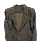 Giacca Elegante a Fantasia Chevron RF8014 BEIGE MARICLA