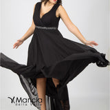 con fascia strass PF215 NERO PAOLA FORTI