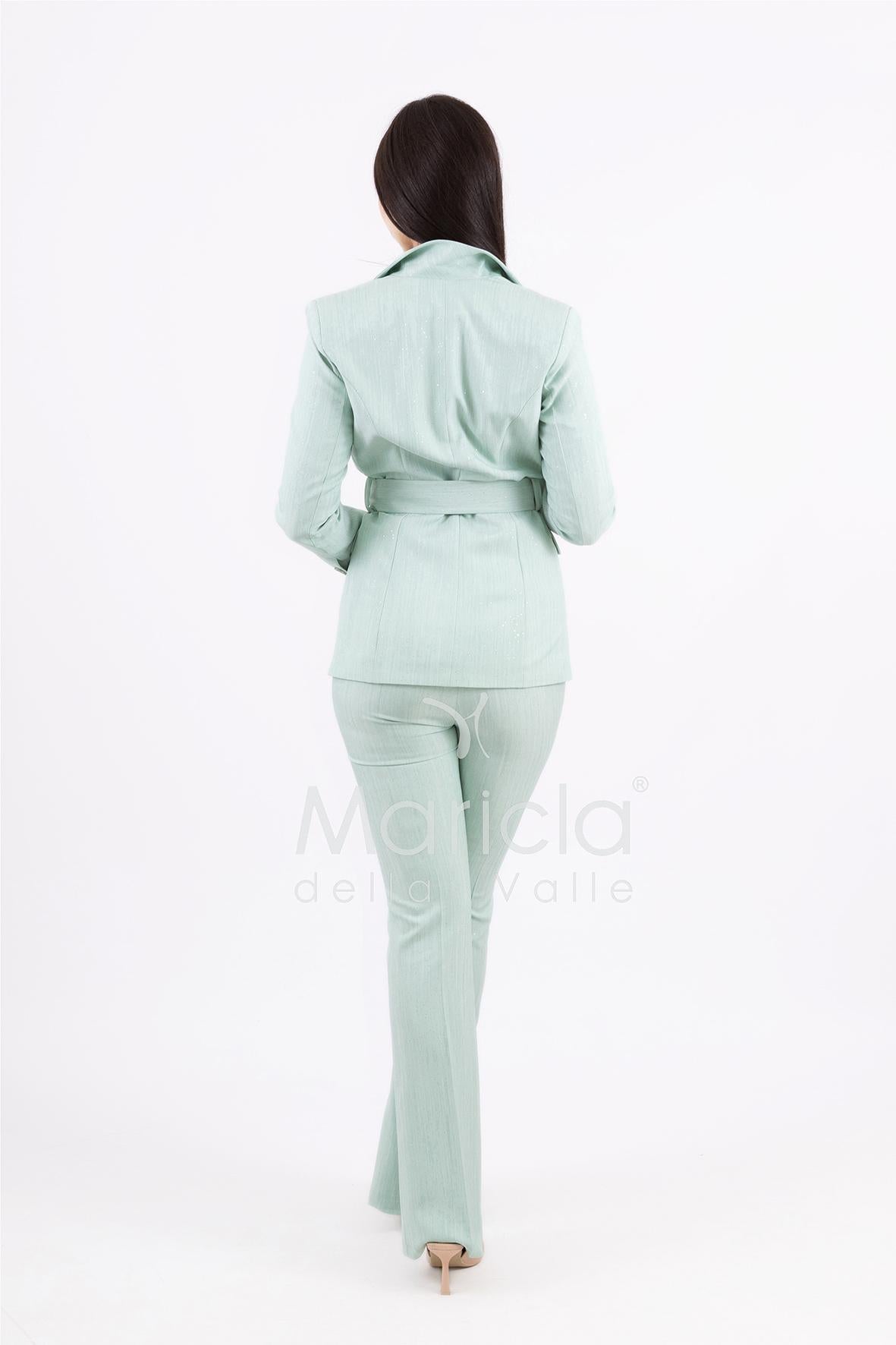 Tailleur con cinturino AD09233 MENTA MARICLA