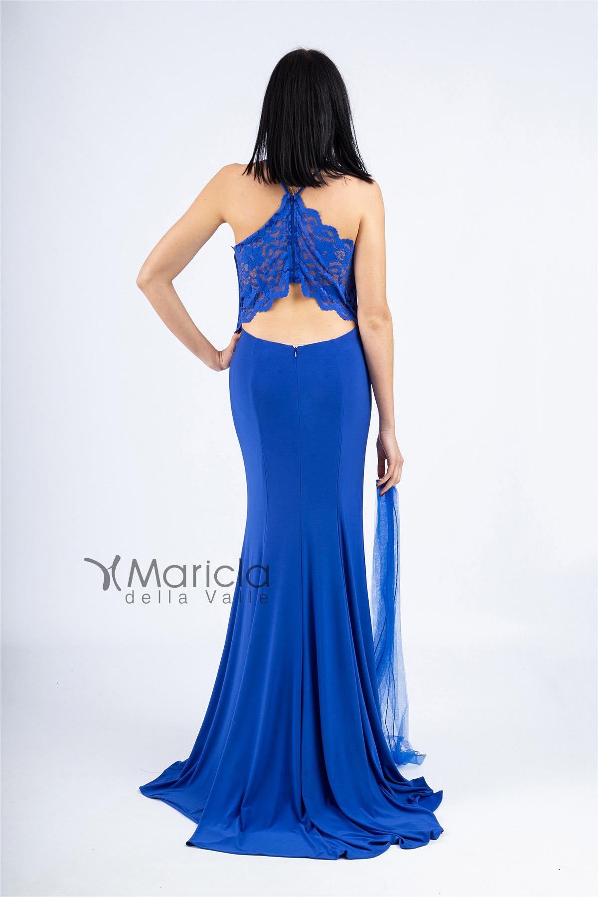 Abito lungo con pizzo JC34346 ROYAL MARICLA ELEGANCE