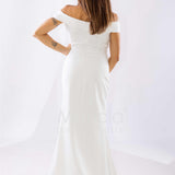 abito omerale FI7507 BIANCO MARICLA ELEGANCE