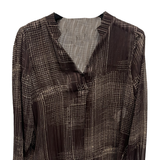 camicia blusa fantasia CS148153 MORO MARICLA
