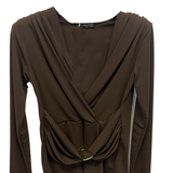 maglia unita con cintura GR1404 MORO MARICLA