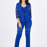 tailleur 3 pz ricamo PF200TP ROYAL PAOLA FORTI