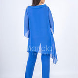 con casacca anello+fiore PF411 INDACO PAOLA FORTI
