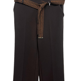 pantalone scuba crepe con cintura fantasia MS8106SC MORO MARICLA
