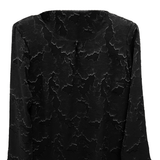 maglia damasco floreale unita DB10587 NERO MARICLA