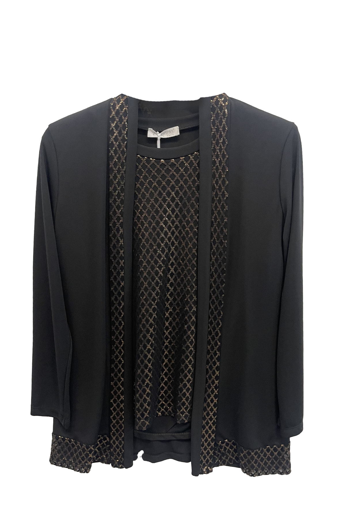Twin set a rombi RF1085 NERO MARICLA
