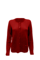 Maglia giacchino traforato 100% lana