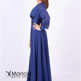 punta incrocio man.lunga ANT0622ASK BLU ANTILLE ELEGANCE