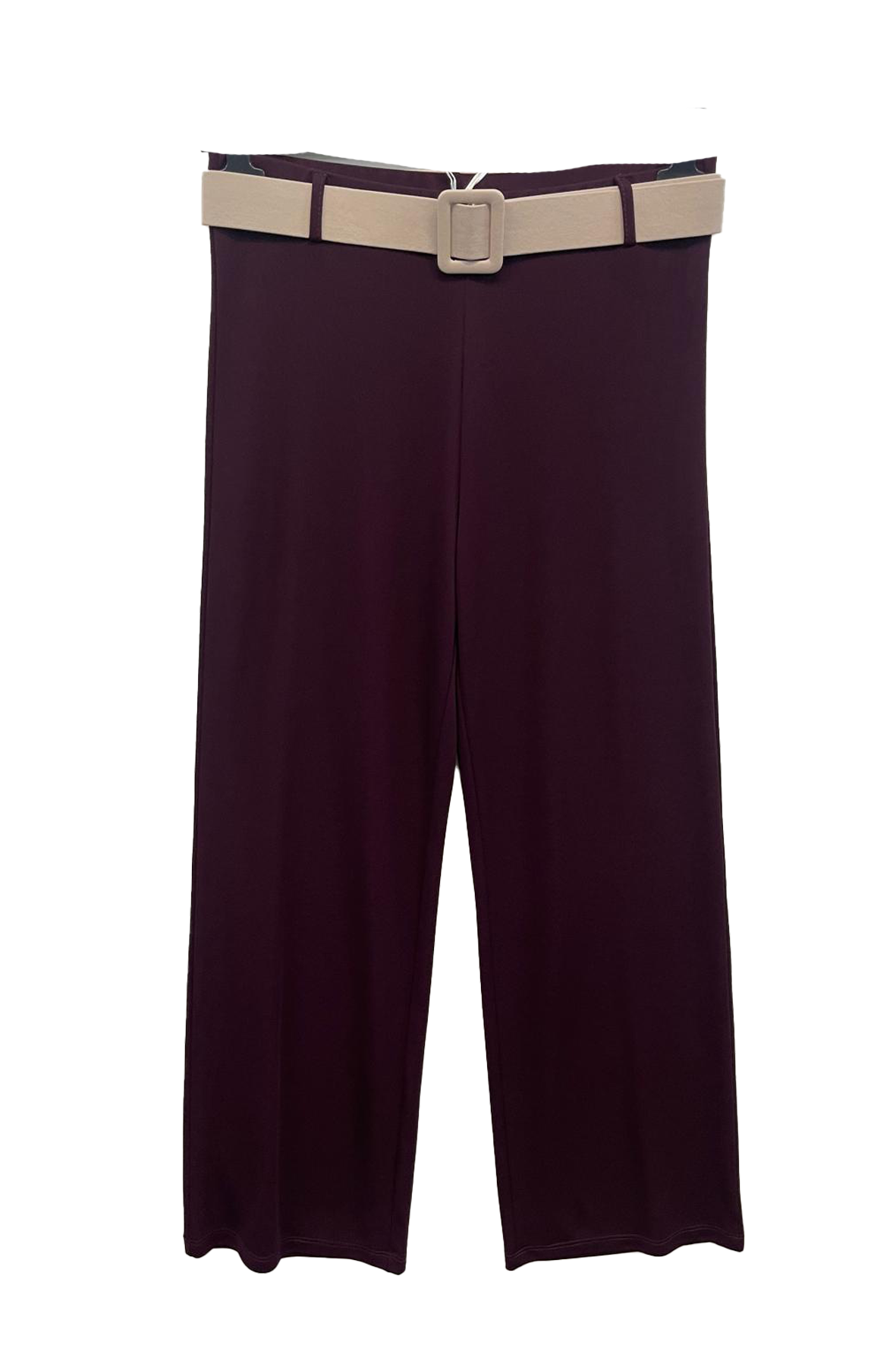 pantalone con cintura bicolore GR1311 AMARONE MARICLA