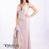 lungo sirena glitter JC34708 PLATINO MARICLA ELEGANCE