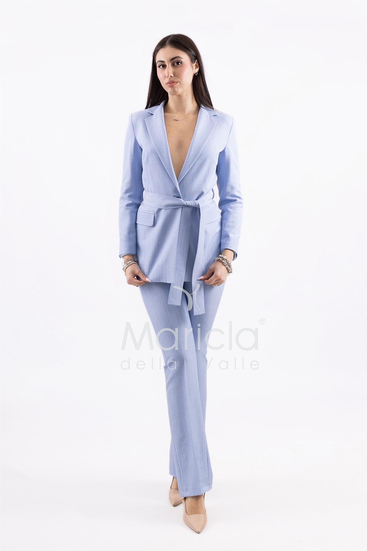 Tailleur con cinturino AD09233 POLVERE MARICLA