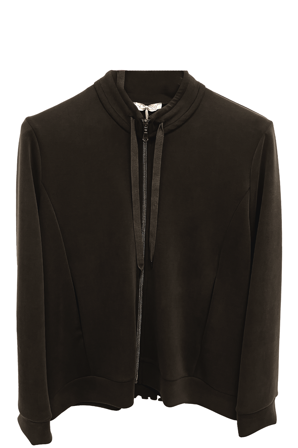 giacca modal zip CS147652 MORO MARICLA