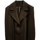 cappotto medio con martingana ROMI2726 MORO MARICLA