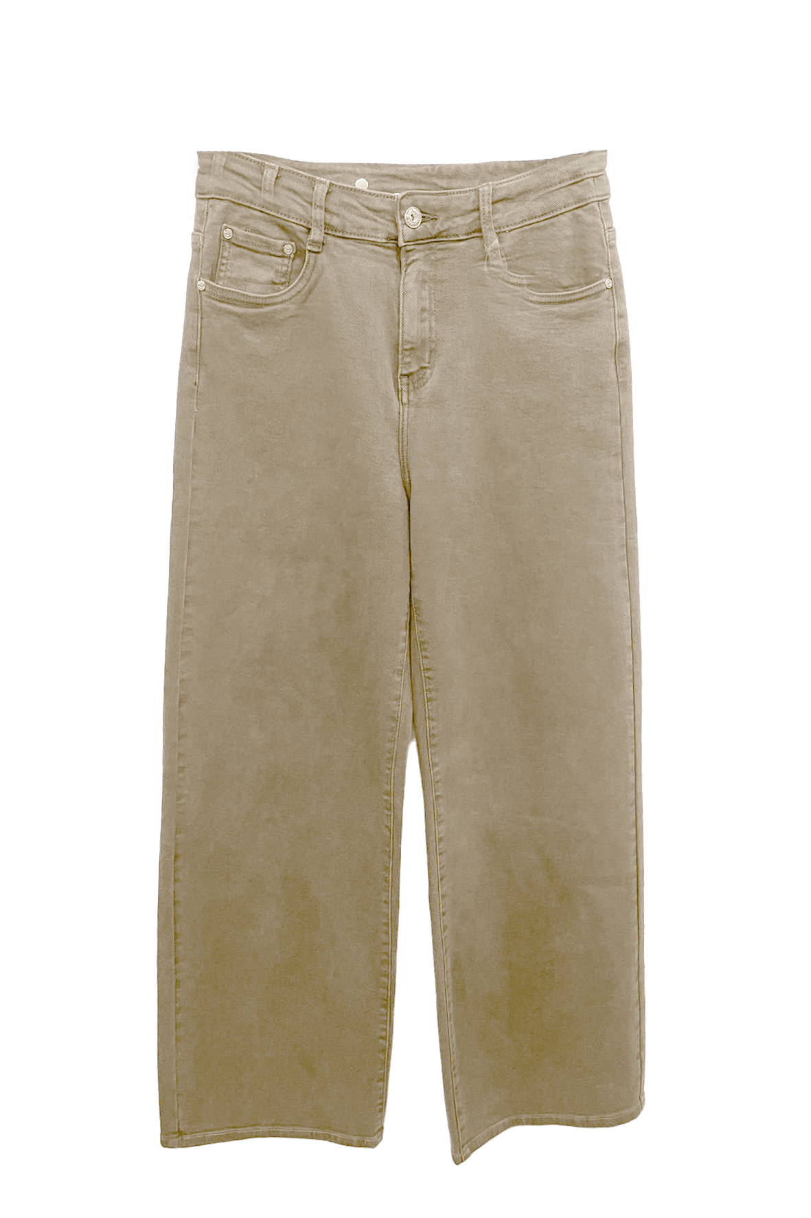 jeans colorato largo GH1532 FANGO MARICLA
