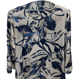 Blusa maglia fantasia GR1458 BLU MARICLA