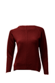 Maglia 100% in lana con lavorazione rigo centrale