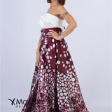 scollo cuore con pois RG3406 AMARENA GIGLI CERIMONIA