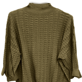 Maglione a maniche ampie e a tre quarti A26IMP03129 TABACCO MARICLA