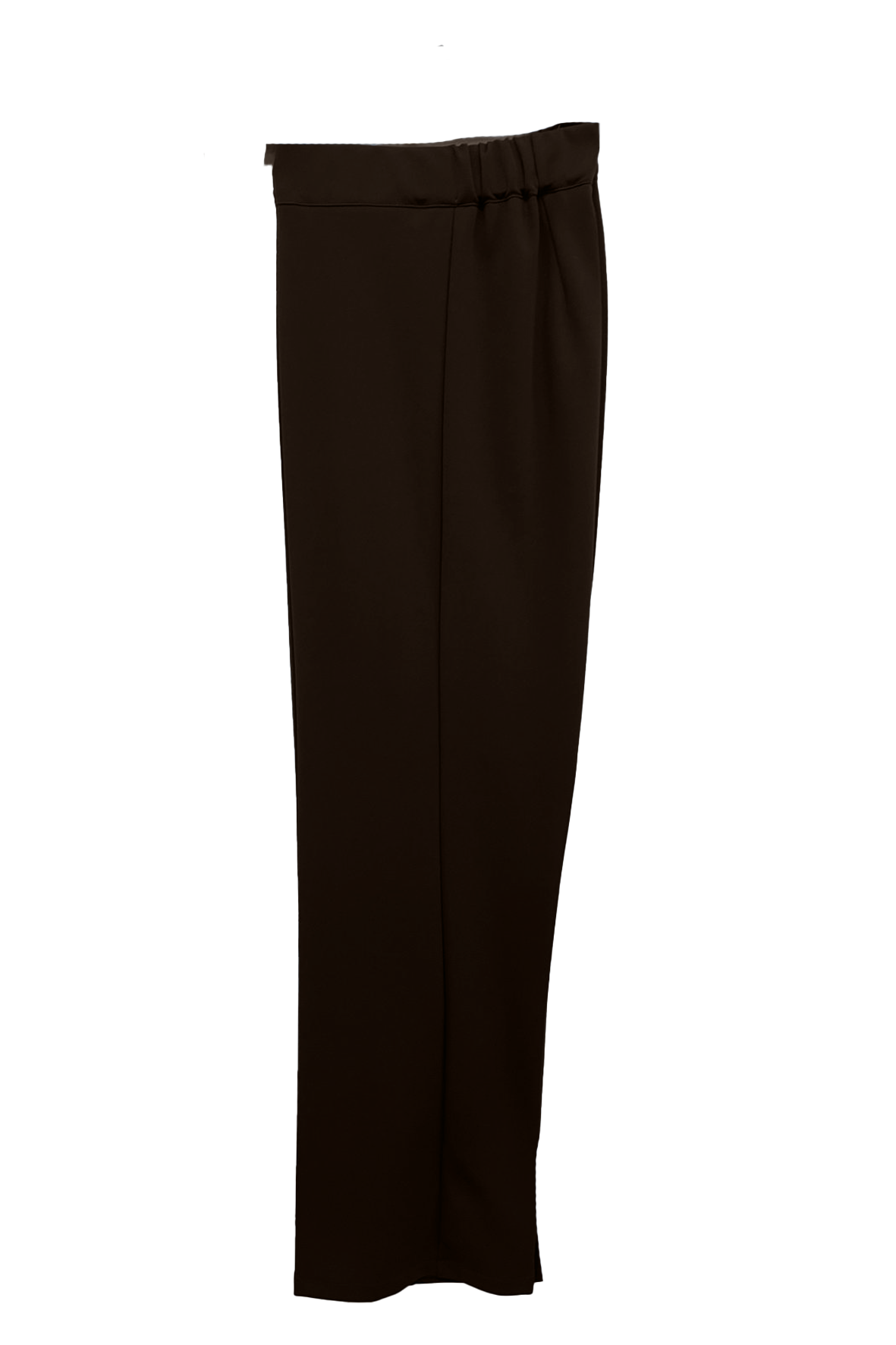 pantalone tubolare crepe GR1353 MORO MARICLA