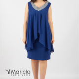 Abito con strass<BR/> BB71026 ROYAL MARICLA ELEGANCE