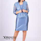 tubino con giacca ric. AD208 POLVERE MARICLA ELEGANCE