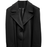 cappotto medio con martingana ROMI2726 NERO MARICLA