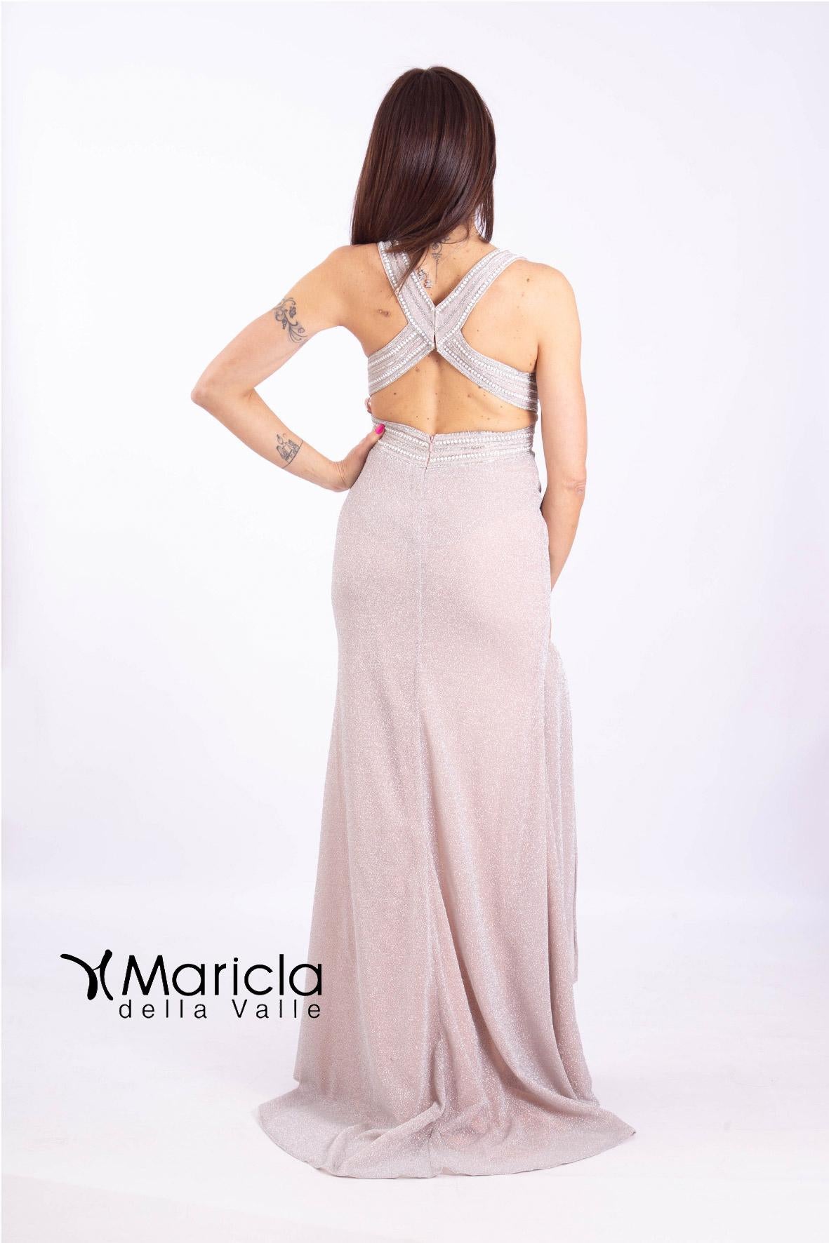 lungo sirena glitter JC34708 PLATINO MARICLA ELEGANCE