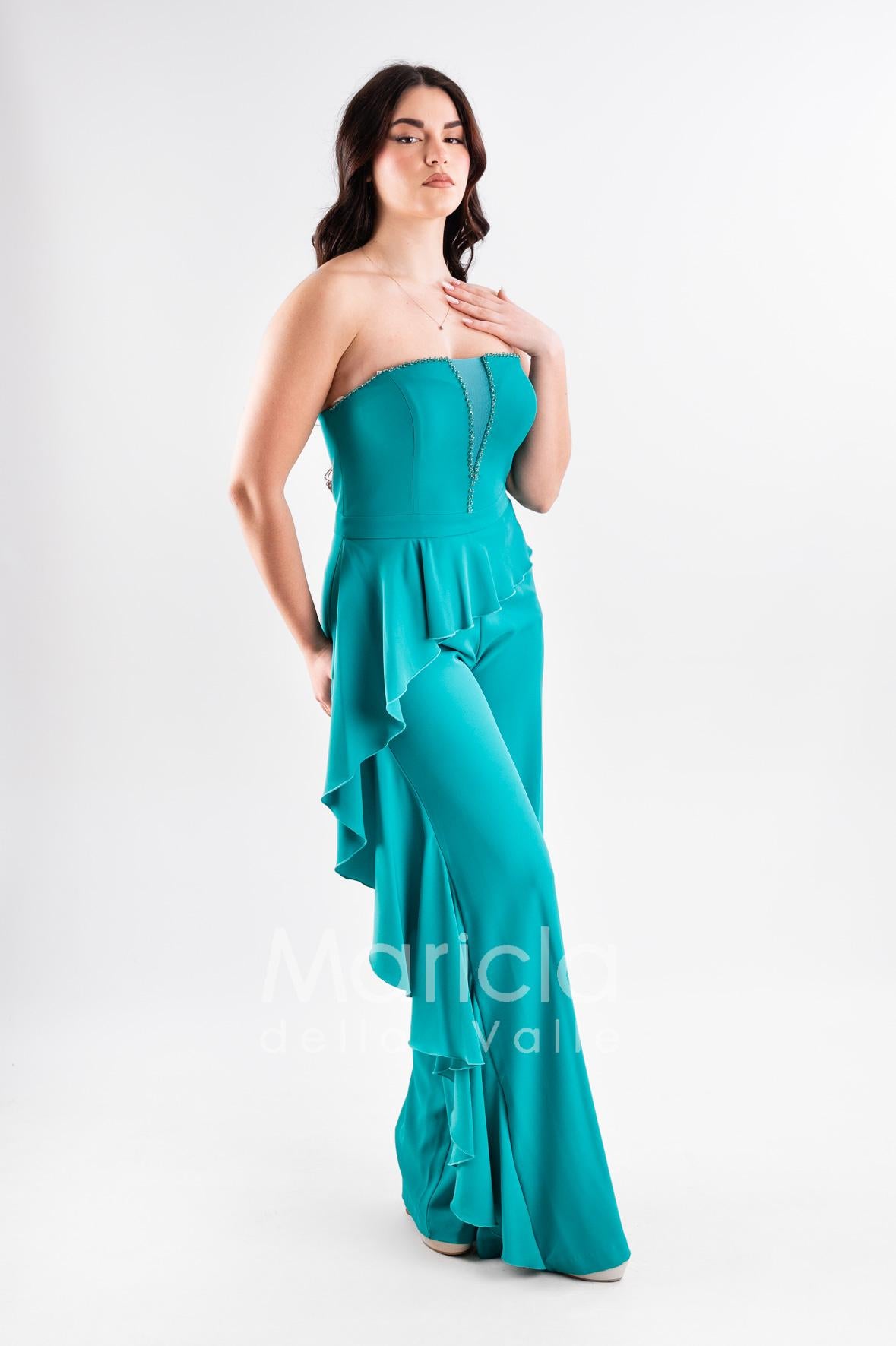 tuta con baschina PF108 TIFFANY PAOLA FORTI