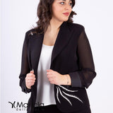 tailleur man.camicia PF3100 NERO PAOLA FORTI