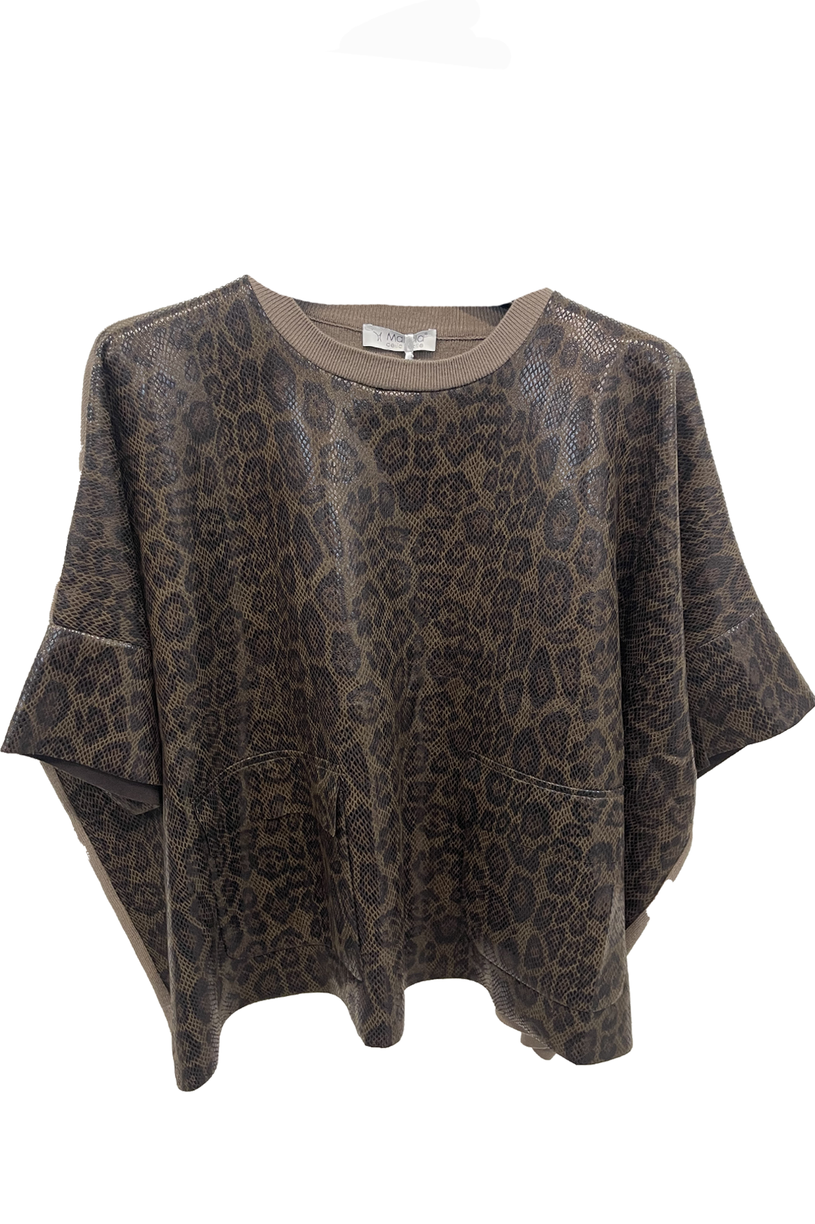 maglia pitonata A26IMP01832 MORO MARICLA
