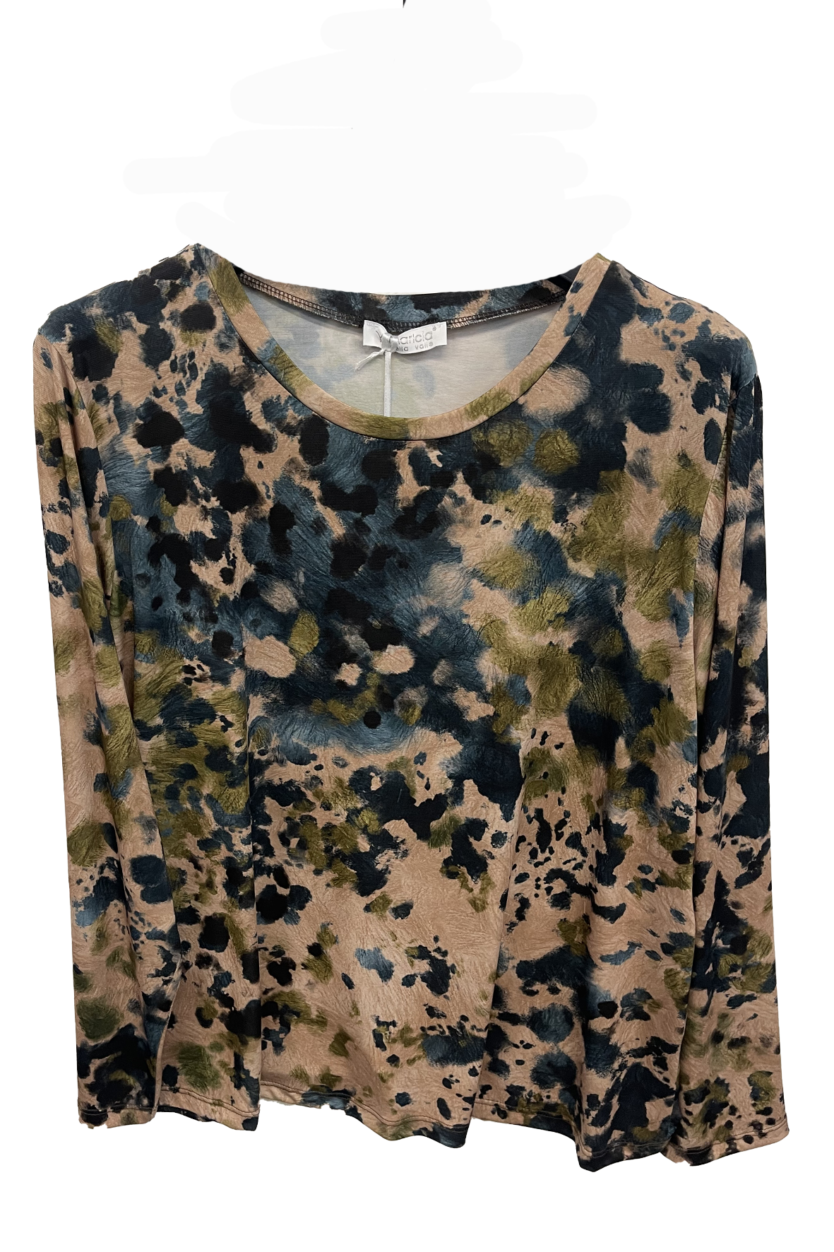 maglia fantasia CARS01886 VERDE MARICLA