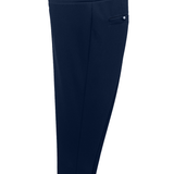 pantalone scuba crepe con bottoncini MS8105SC BLU MARICLA