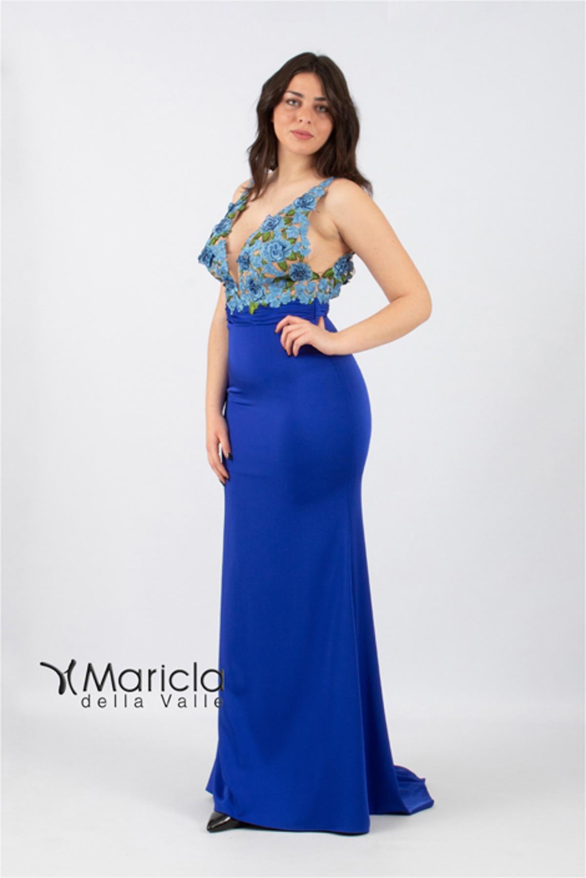 Abito con ricamo ANT9606FY ROYAL ANTILLE ELEGANCE