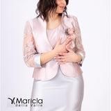 tubino con giacca ric. AD200 ROSA MARICLA ELEGANCE