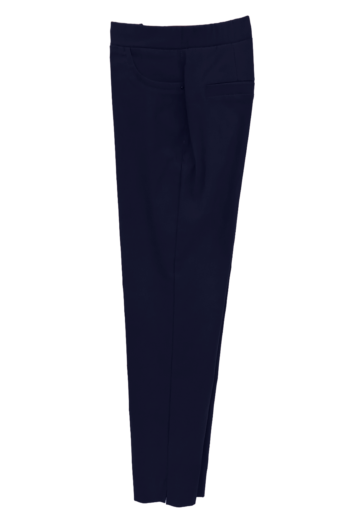 Pantalone elasticizzato CF16224 BLU CARLA FERRONI