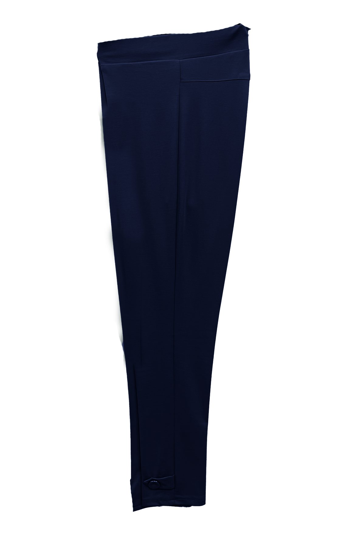 pantalone punto milano viscosa con fibbia MS2780SC BLU MARICLA