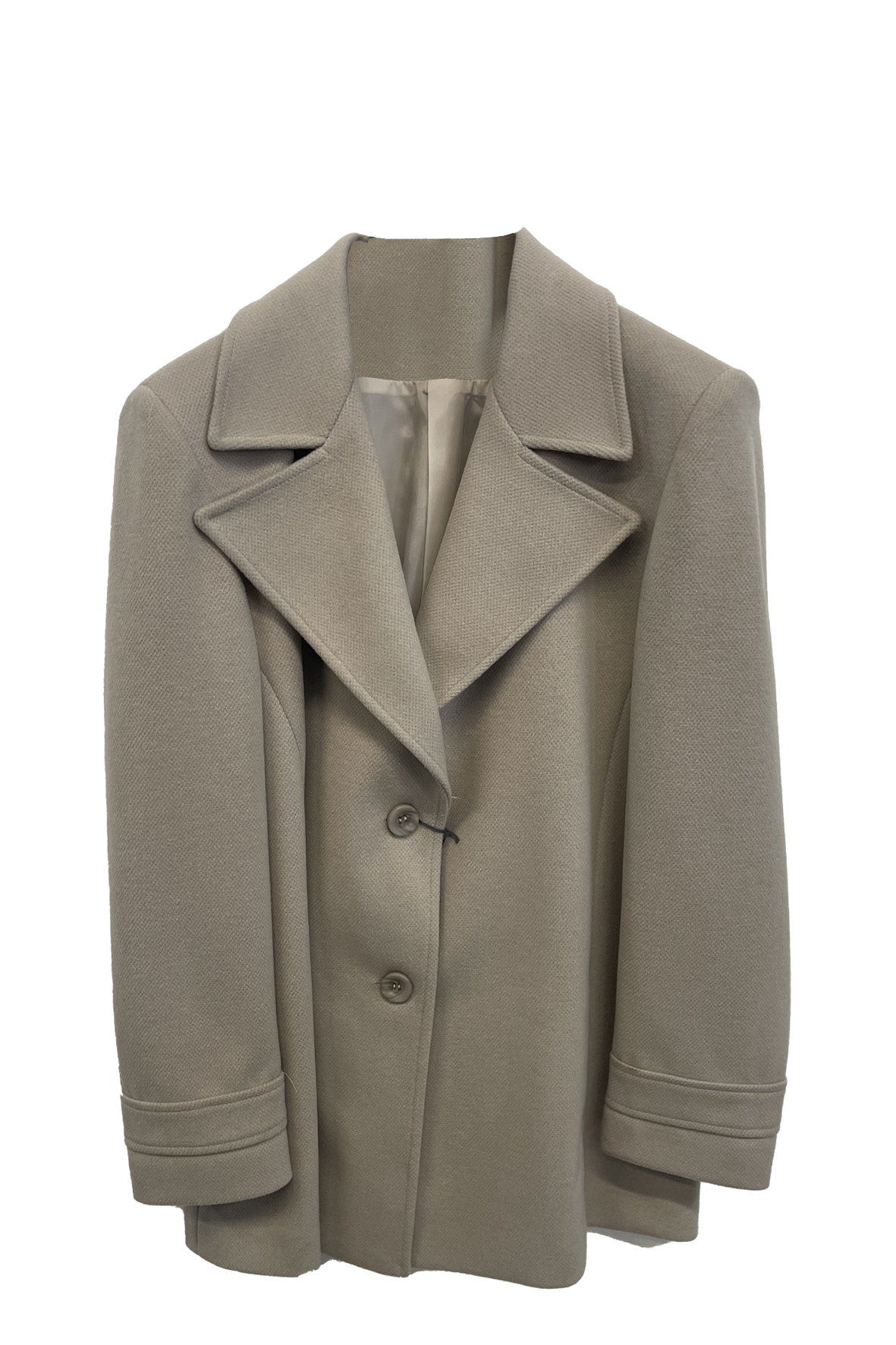cappotto medio con martingana ROMI2726 PANNA MARICLA