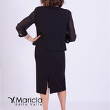 Tubino con giacchino<BR/> PF4000EX ROSSO PAOLA FORTI