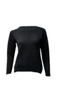 Maglia 100% in lana con lavorazione rigo centrale