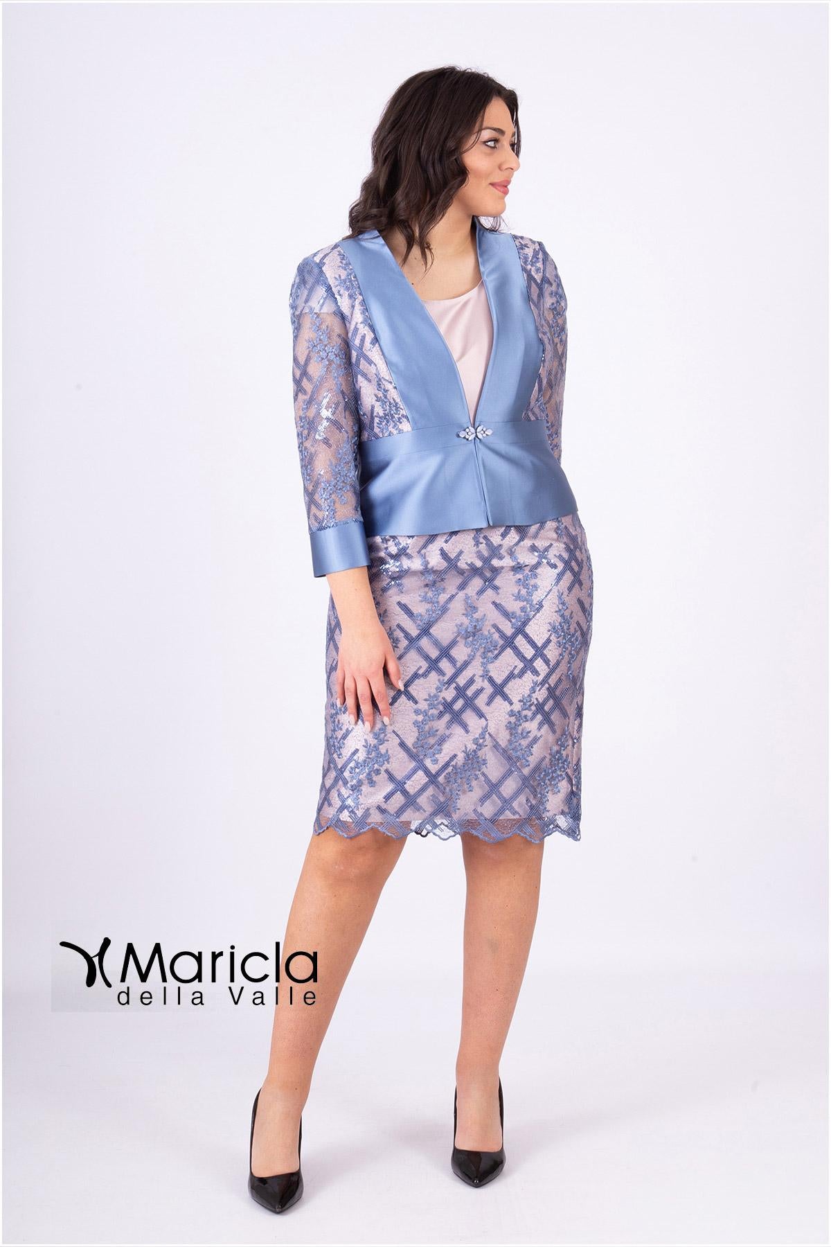 tubino ric.+giacca AD206 POLVERE MARICLA ELEGANCE