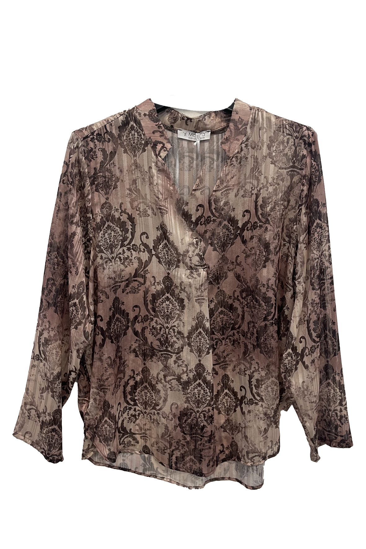 casacca fantasia con lurex CS148135 CIPIA MARICLA