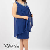 Abito con strass<BR/> BB71026 ROYAL MARICLA ELEGANCE