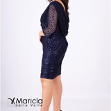 pizzo man.3/4 JC34818 BLU MARICLA ELEGANCE