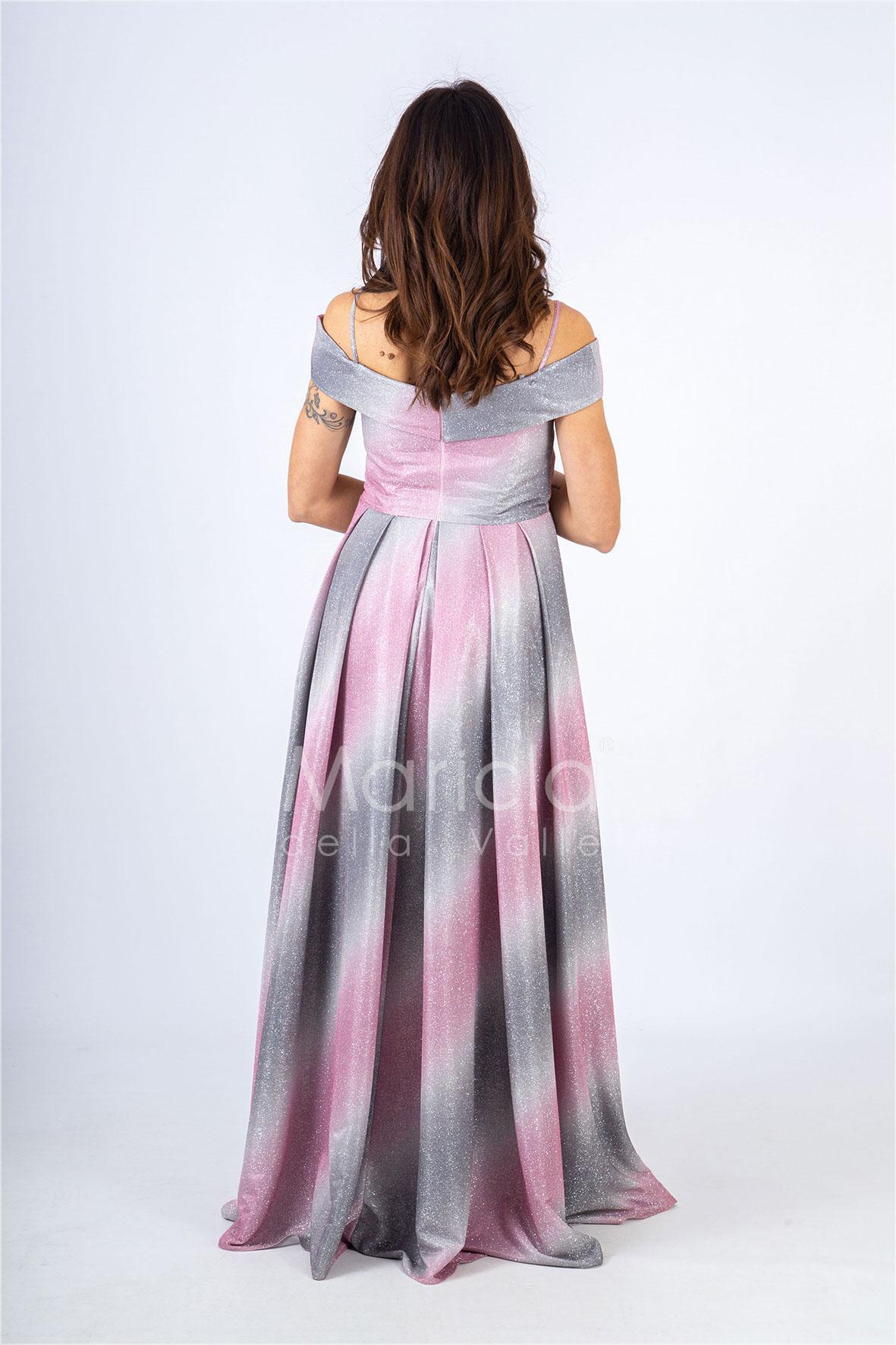 lungo glitter omerale SH117 ROSA SHARON